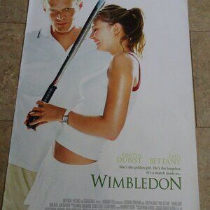 Wimbledon - Movie Poster with Kirstin Dunst as Lizzie Bradbury and Paul Bettany